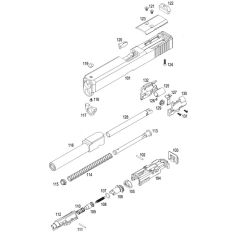 G #G-108 SEMI GBBP Nozzle Return Spring (for MOS version)