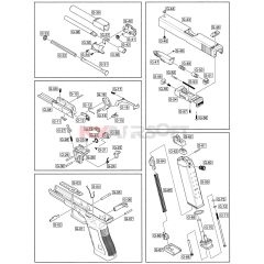 WE - G Series Complete Hammer Assembly (SEMI Auto)