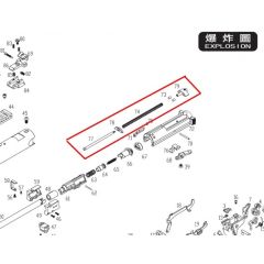 WE G series Galaxy Recoil assembly