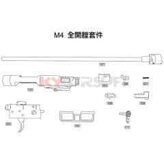 M4 Open Bolt Kit #10 GBBR
