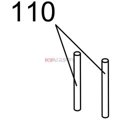 MSK #110 Retractable Rear Butt Stock Body Pin(s) GBBR