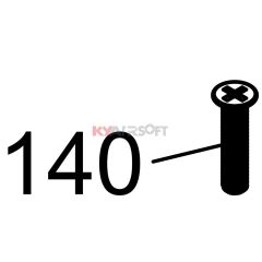 MSK #140 BB Feed Lip Screw GBBR