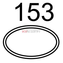 MSK #153 Magazine Internal Body/Chamber Seal O-ring GBBR