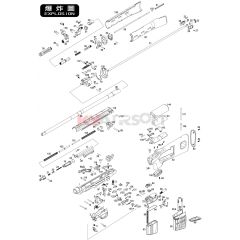 WE - ACE VD Complete Bolt Carrier #17 #18 #19 #20 #21 #22 #23 #24 #25 #26 #27*2