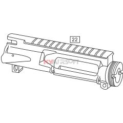 M4 #22 Upper Receiver GBBR BK