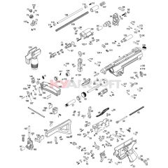 WE Apache K #A GBBR (Apache K upper receiver body)