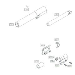 M9 Cheetah Outer Barrel Complete set (#085,#31,#30,#29*2,#24,#23,#22,#21,#20,#19)
