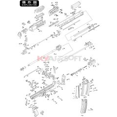 L85 GBBR Complete Trigger Assembly