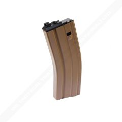 WE 30rd Open Bolt M4 GAS Magazine VERSION 2 (TAN)