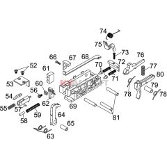WE MSK GBBR Complete Trigger Assembly