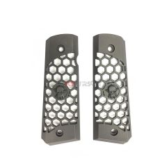 WE 1911 Hex Cut Grips Gray