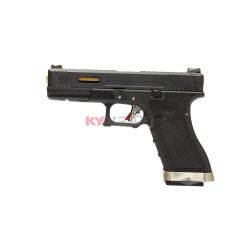 WE G17 T1 (BK/GD//BK)  (2 Magazine bundle)