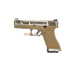 WE G17 T4 - SV Slide/GD Barrel/TAN Frame