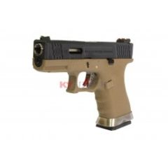 WE G19 T2 BK/SV/TAN (2 Magazine bundle)