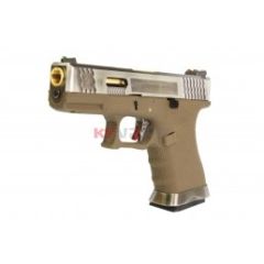 WE G19 T4 SV/GD/TAN (2 Magazine bundle)