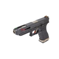 KY Custom WE G34 T5 BK/SV/BK(2 MAGAZINE BUNDLE)