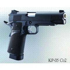 KJ Works KP-05 HI-CAPA Full Metal Black GBB Pistol