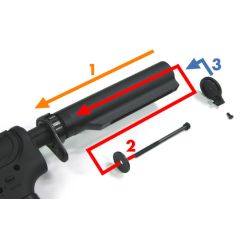 M4 Carbine Stock Tube for MARUI Original