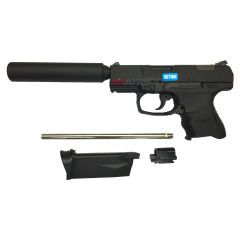 WE P99 Combat GBBP With New WE Silencer Bundle