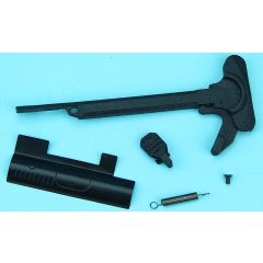 Plastic M4 Charging Handle & Bolt Stop Set (Black)