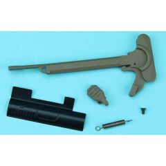 Plastic M4 Charging Handle & Bolt Stop Set (Sand)