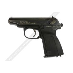 WE Metal MAKAROV GBB Pistol with Silencer Black - Full Marking