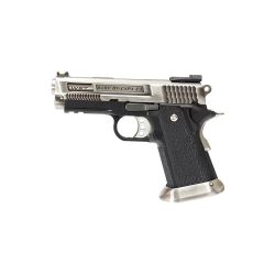 WE Tech Hi-Capa Force 3.8 Brontosaurus GBB Pistol (Silver)