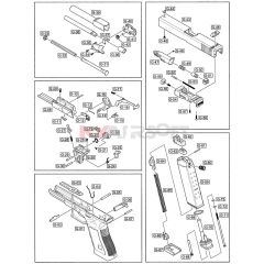 WE G series Complete Nozzle housing assembly (Semi Auto)