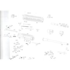 WE 888 GBB complete upper set