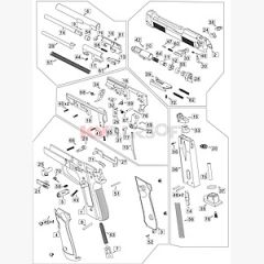 WE M9 Series SEMI GEN1 safety lever set
