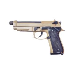 KJ Works M9A1 TBC Full metal GBB Pistol (TAN)