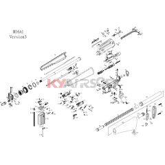 WE M16A1 V3 #141 steel CQB Inner barrel