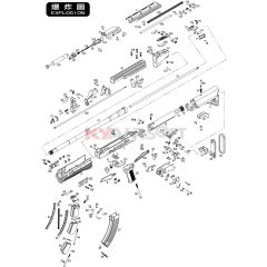 WE AK Series Complete Recoil Spring Assembly