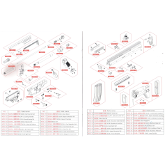 WE SCAR-L AEG Stock Assembly Body #WESC-33