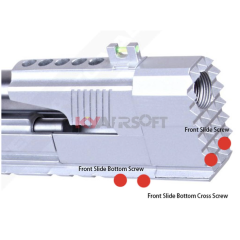 WE Hi-Capa Dragon 7.0 A/B front (slide screw)