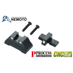 Guarder Steel Luminous Sight Set for MARUI USP (WHITE)