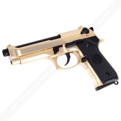 WE-M004 WE M92 Full Metal GBB Pistol GOLD