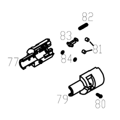 WE 888 V3 complete hopup assembly