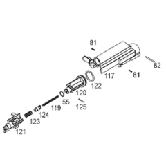 WE AK74 series Complete Bolt Carrier Set
