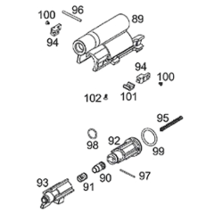 WE Apache complete bolt carrier with nozzle