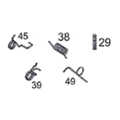 WE APACHE series trigger spring set