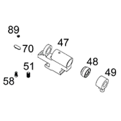 WE Browning hipower MK3 complete hop-up assembly