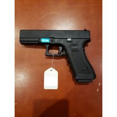 WE G17 GEN 3 GBB Pistol Black(All-Plain-Version)