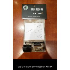 WE G19 SUPPRESSOR KIT Black (Gen5)