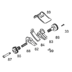WE M14 Rear sight set