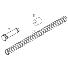 WE M4/M16/888/177 V3 buffer set