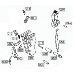 WE M84 complete hammer assembly