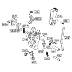WE M9 Gen2 complete hammer assembly (BK)