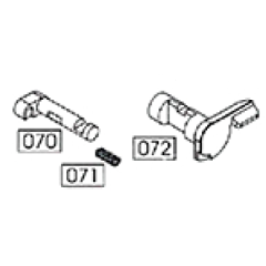 WE M9 Gen2 series takedown lever set (BK)