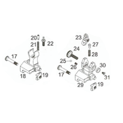 WE MSK front sight and rear sight set